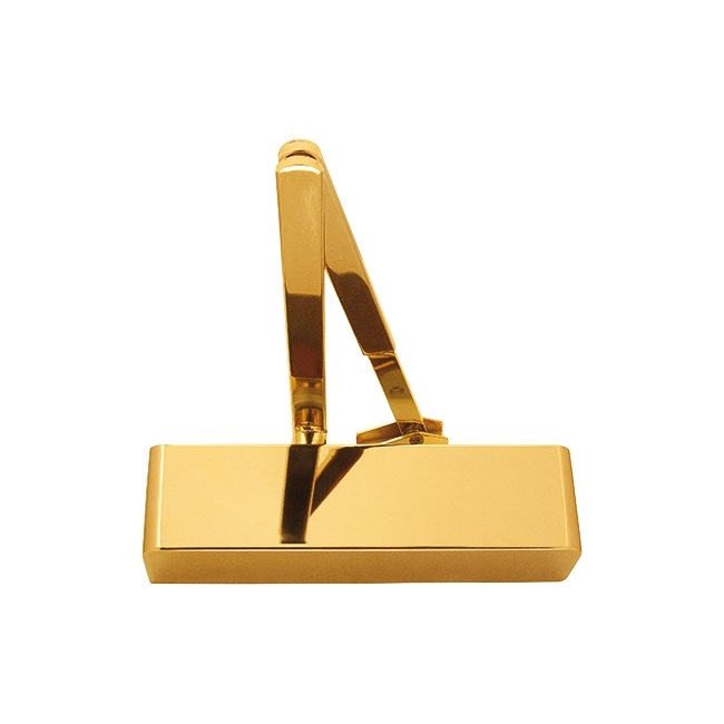 ARRONE AR1500-PB/PB slimline dørlukker poleret messing (plated) - 80 kilo / 1100mm dørbredde - DB 2502881