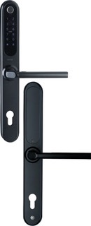 ARRONE smart handle AR4750 i rustfrit stål RAL 9005 matsort - PZ92