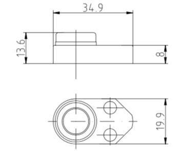 Cylinderforlænger 8mm