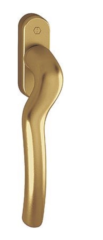 HOPPE 0710LVK/U71Z mini Tokyo vinduesgreb, F4 bronzeeloxeret, VE, 7/63mm, 5,5mm styretappe -