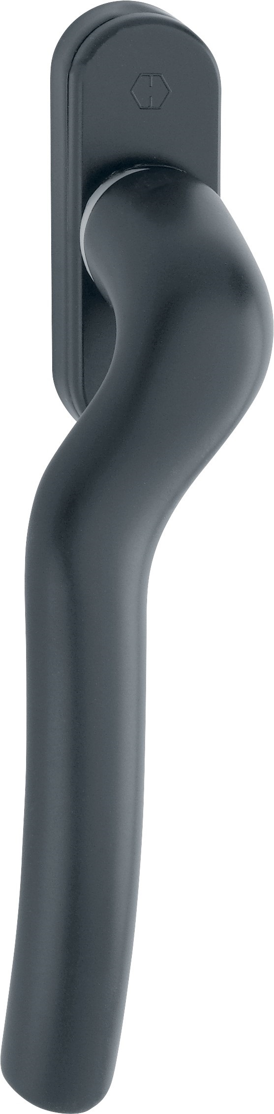 HOPPE 0710LVK/U71Z mini Tokyo vinduesgreb, F9714M matsort, VE, 7/58mm, 0,5mm styretappe 