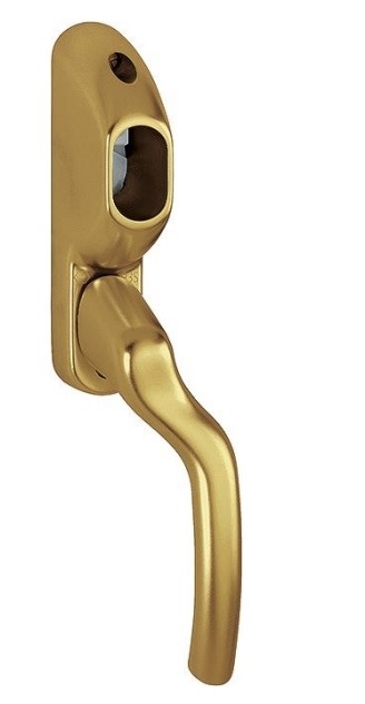 HOPPE 0710VK/93S Tokyo paskvil-/terrassedørsgreb for oval cylinder, F4 bronzeeloxeret, HØ, 7/110mm