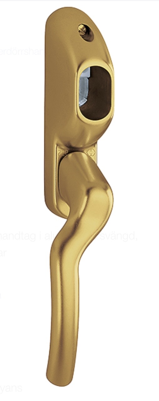 HOPPE 0710VK/93S Tokyo paskvil-/terrassedørsgreb for oval cylinder, F4 bronzeeloxeret, VE, 7/110mm