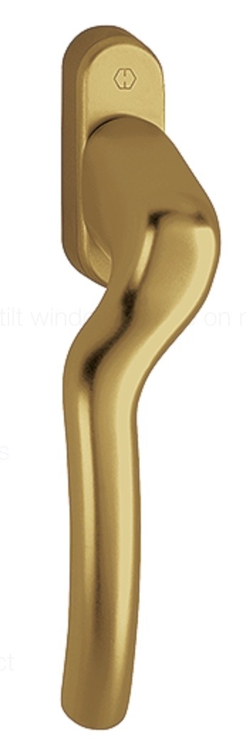 HOPPE 0710VK/U76 Tokyo paskvilgreb, F4 bronzeeloxeret, VE, 7/63mm, 5,5mm styretappe