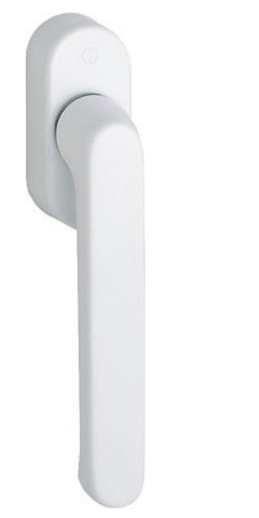 HOPPE 099KH/U26 7/32 F9010 hvid- kort hals for eksempelvis foldedøre
