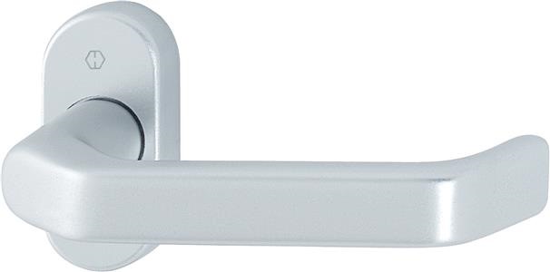 HOPPE 1313G/55 Liverpool F1-2 sølveloxeret mat - til smalprofil døre (enkeltside) - husk stift! - DB 2395786
