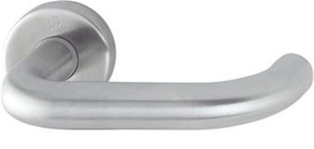 HOPPE E138Z/42FI Paris dørgreb "One-fit", F69 rustfrit stål, med Kvik-stift, 56-86mm, DIN/SIS underdele - DB 2276610