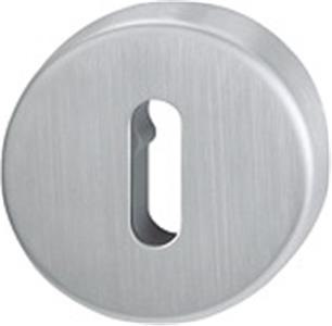 HOPPE E42FIS SecuSan Nøglehulsrosette for indvendige døre, F69S rustfrit stål. - (udgået af sortiment)