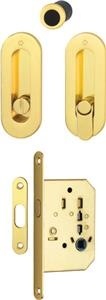 HOPPE M472 kit 6 vrider til skydedøre, F71 poleret messing - DB 2265863
