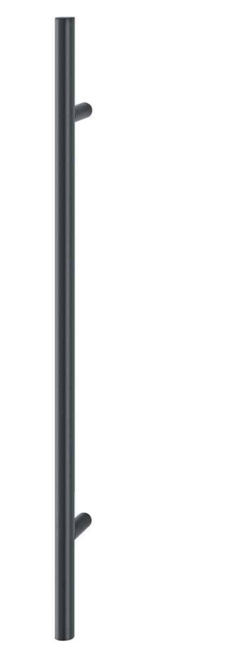 HOPPE bøjlegreb design E5011 - Ø30mm - 1000/700mm - med skrå ben - F9714M matsort -