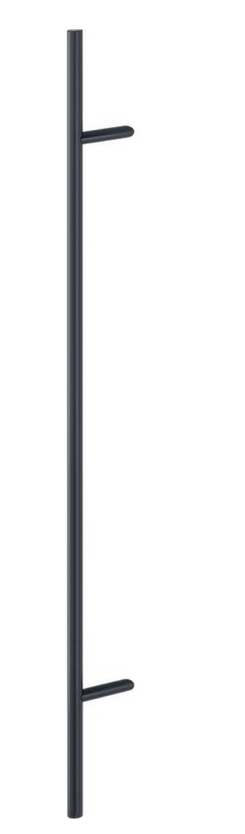 HOPPE bøjlegreb design E5012 - Ø30mm - 1600/1200mm - med skrå ben - F9714M matsort 