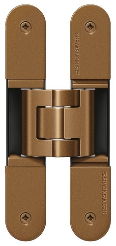 Simonswerk TECTUS TE 340 3D, op til 80kg.(pr. par), bronzefarvet SW 174, enkeltvis