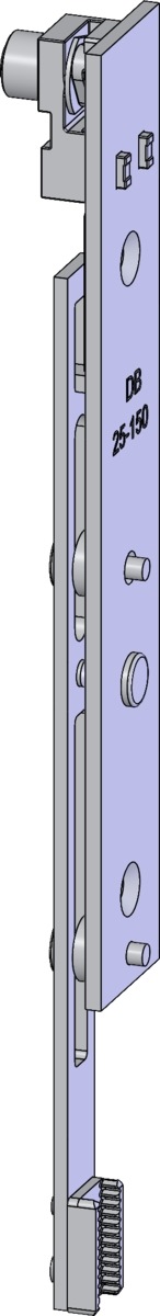 Winkhaus STV-F25-150 DB 25 Koblingsstykke AR1 til grebsbetjent friktionsbremse på 25mm stolpe 